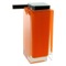 Soap Dispenser, Square, Orange, Countertop